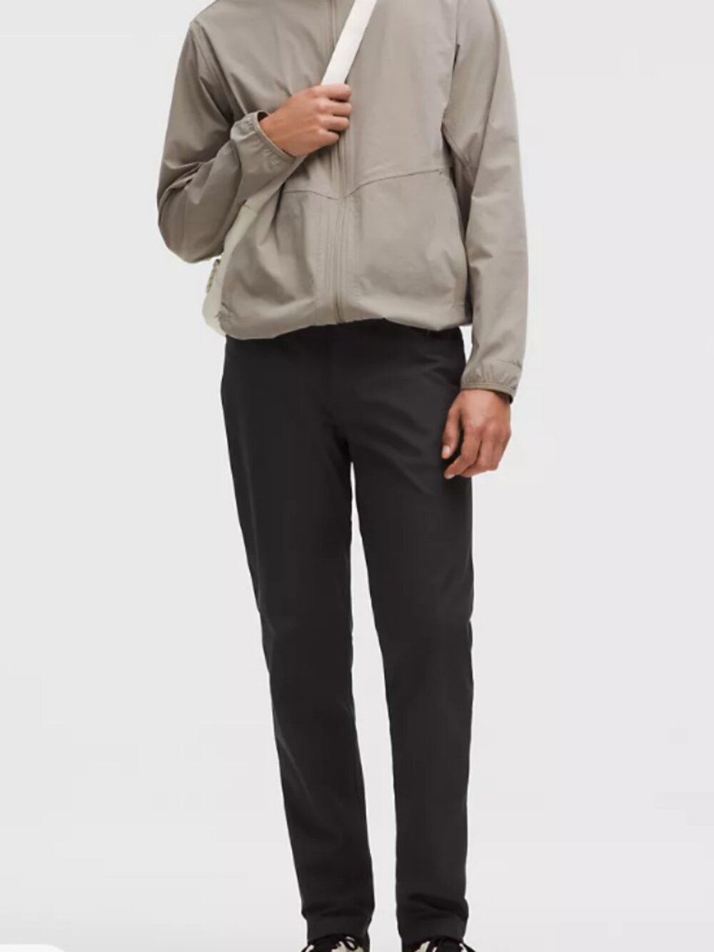 MENS LULULEMON ABC CLASSIC-FIT PANTS BLACK - Size 36x28